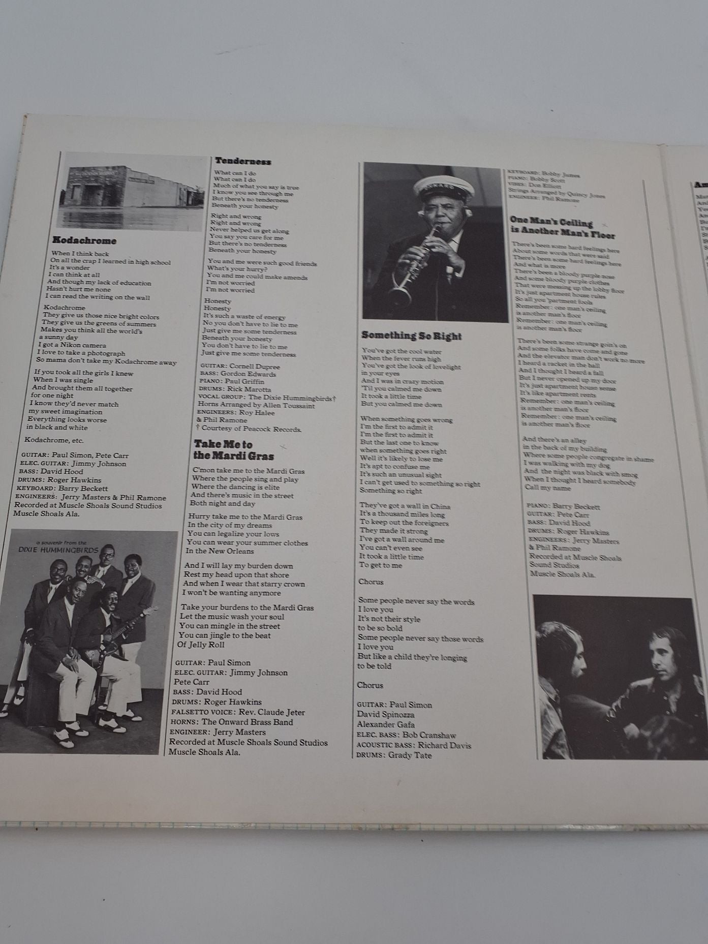 LP There Goes Rhymin'Simon af Paul Simon